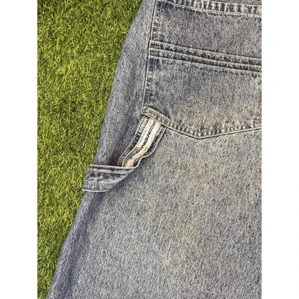 Vintage Paco Jeans Mens 34 x 33 Blue Medium Wash Carpenter Baggy Hip Hop Rap Y2K